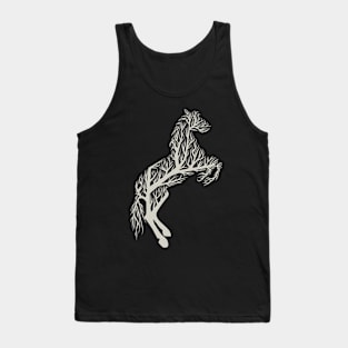 horse tree illustration Tank Top